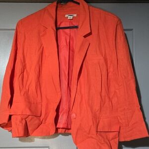 Cato Vibrant Orange Women's Blazer